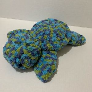 Sea Turtle Plush Stuffed Turtle Nursery Room Playroom Decor Handmade Crocheted